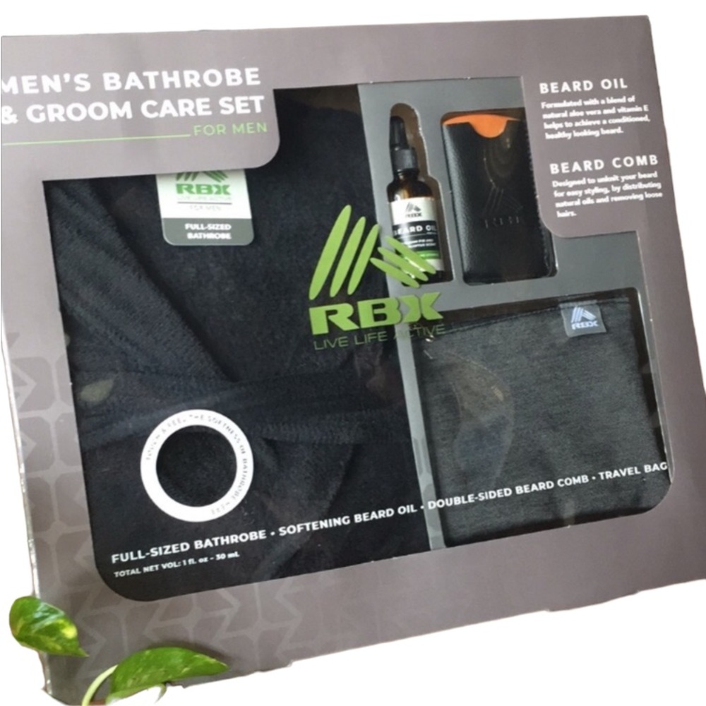 RBX Bathrobe And Grooming Set - Picture 2 of 9